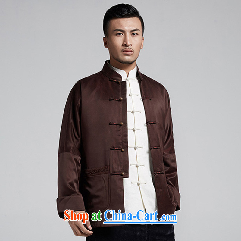 Wind, The Church in the old standard Chinese men's jacket 2015 autumn and winter, Chinese two cuff casual parka brigades