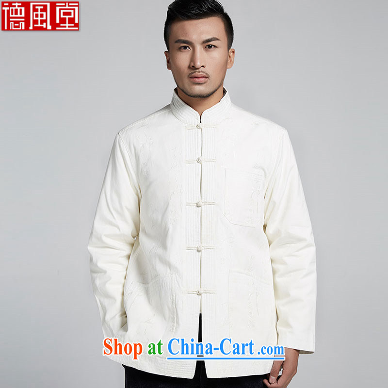 De-Church day and pure white improved Chinese men's parka brigades