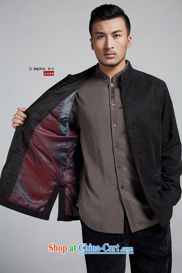 De-Tong Sung-hyun traditional, for improved men's long-sleeved Chinese parka brigades