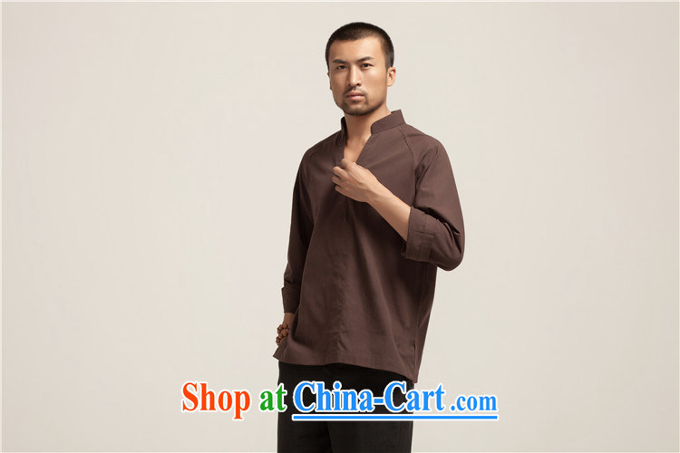 De-tong-hsuan-chi Tang package head V collar cotton muslin long-sleeved T-shirt spring 2015 China wind and light gray XXXL pictures, price, brand platters! Elections are good character, the national distribution, so why buy now enjoy more preferential! Health