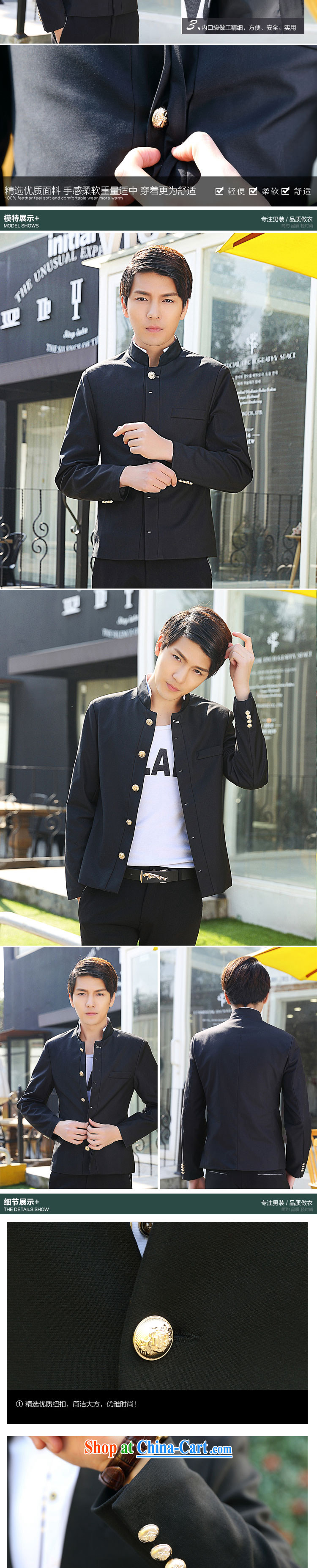 NvZv 2015 spring new men, new small suit Korean Beauty graphics thin Single Row tie smock boys jacket black XXL pictures, price, brand platters! Elections are good character, the national distribution, so why buy now enjoy more preferential! Health