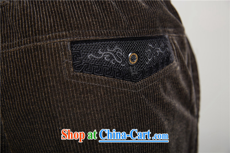 De-tong Woon 2015 autumn and winter pants Chinese men Tang with improved business pants stereo trim embroidery fine china wind and coffee-colored 52 pictures, price, brand platters! Elections are good character, the national distribution, so why buy now enjoy more preferential! Health
