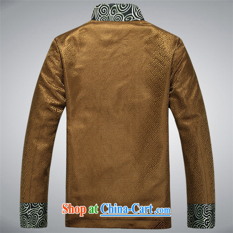 The spring, Chinese men and the elderly Chinese men's National wind Chinese clothing jacket gold XXXL pictures, price, brand platters! Elections are good character, the national distribution, so why buy now enjoy more preferential! Health