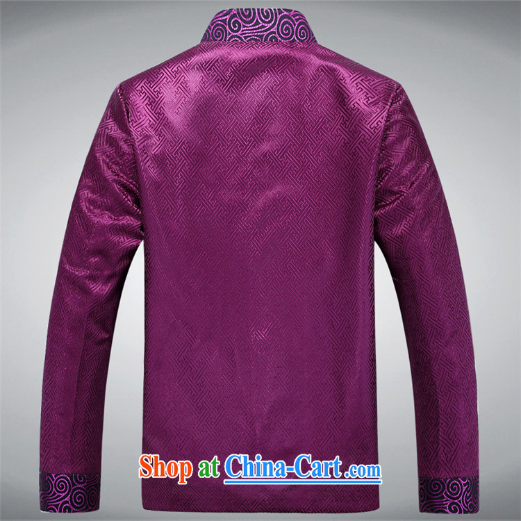 The spring, new men's long-sleeved T-shirt, elderly Chinese men and Spring and Autumn Chinese men and long-sleeved purple XXXL pictures, price, brand platters! Elections are good character, the national distribution, so why buy now enjoy more preferential! Health