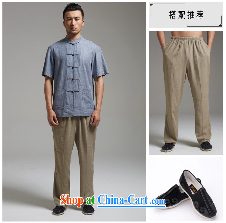 De-tong dust-free middle-aged man with short T-shirt cotton mA short-sleeved summer 2015 new Chinese Wind and wine red XXXL pictures, price, brand platters! Elections are good character, the national distribution, so why buy now enjoy more preferential! Health