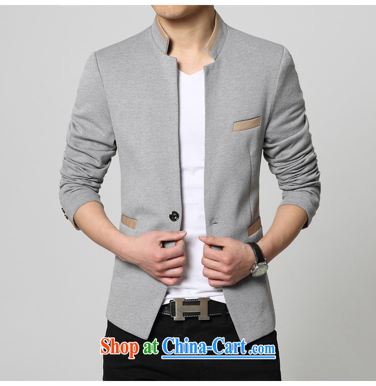 Waxberry 2015 spring new Korean version of leisure, for the suit, the jacket smock knit men's beauty would suit gray 185/3 XL pictures, price, brand platters! Elections are good character, the national distribution, so why buy now enjoy more preferential! Health