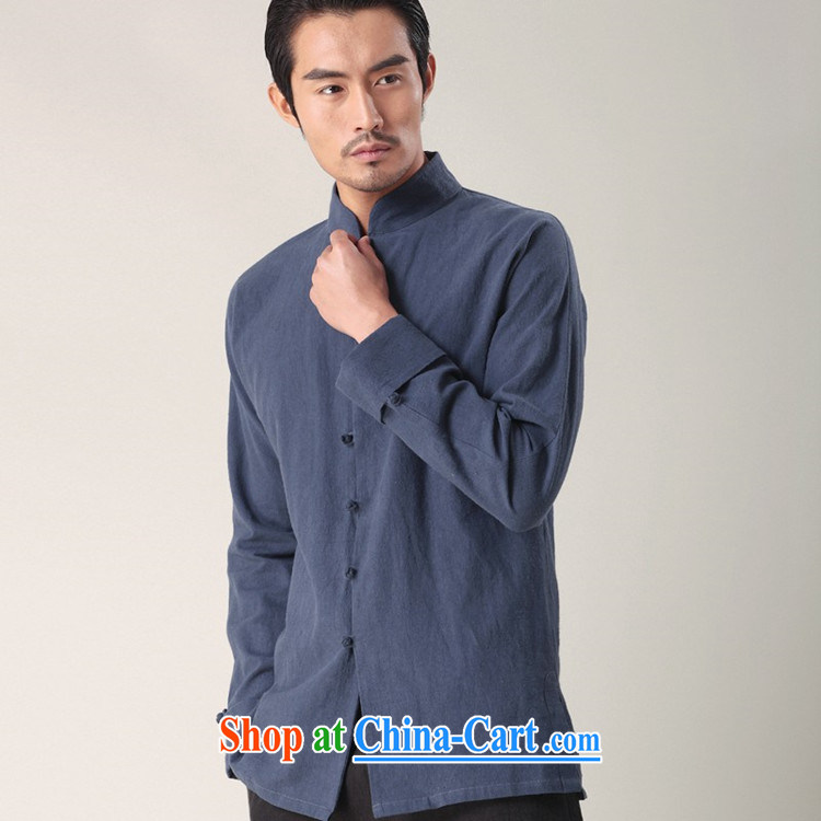 Mr Chau Tak-hay, Snapshot New Men Chinese men's long-sleeved the forklift truck the cotton shirt China wind stylish, and the multi-color collar shirt deep red XL pictures, price, brand platters! Elections are good character, the national distribution, so why buy now enjoy more preferential! Health