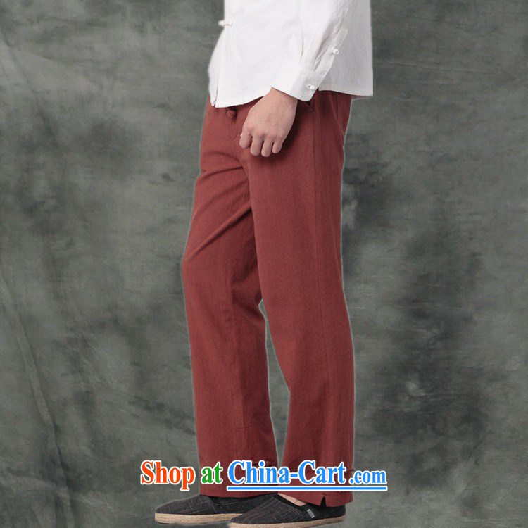 Hee-snapshot Kowloon Yau Ma Tei Cotton Men's casual pants Chinese, sporting a Kung Fu pants and casual loose Tang male white XL pictures, price, brand platters! Elections are good character, the national distribution, so why buy now enjoy more preferential! Health
