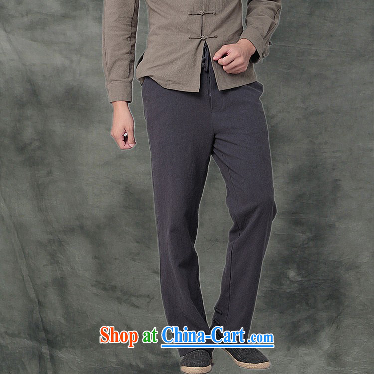 Hee-snapshot Kowloon Yau Ma Tei Cotton Men's casual pants Chinese, sporting a Kung Fu pants and casual loose Tang male white XL pictures, price, brand platters! Elections are good character, the national distribution, so why buy now enjoy more preferential! Health