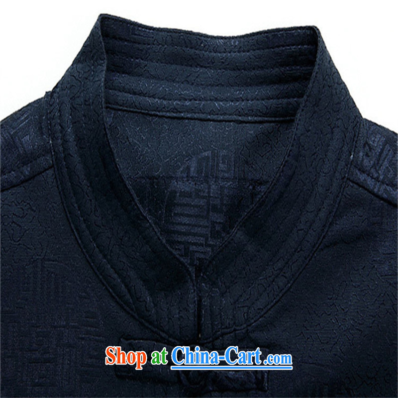 The more the Chinese male, older Chinese men quilted coat jacket older Tang jackets men's Chinese Spring Loaded birthday dark blue XXL pictures, price, brand platters! Elections are good character, the national distribution, so why buy now enjoy more preferential! Health