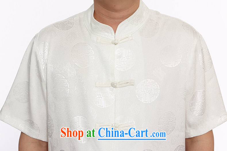 Of the more than 2015 Spring, Summer, genuine male Chinese men and a short-sleeved, older leisure men's short-sleeved white XXL pictures, price, brand platters! Elections are good character, the national distribution, so why buy now enjoy more preferential! Health