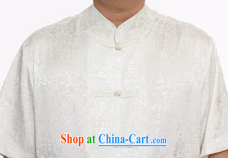 Of the more than 2015 New Tang replacing men and summer short-sleeved men's Tang is a short-sleeved natural Fabric White XXL pictures, price, brand platters! Elections are good character, the national distribution, so why buy now enjoy more preferential! Health