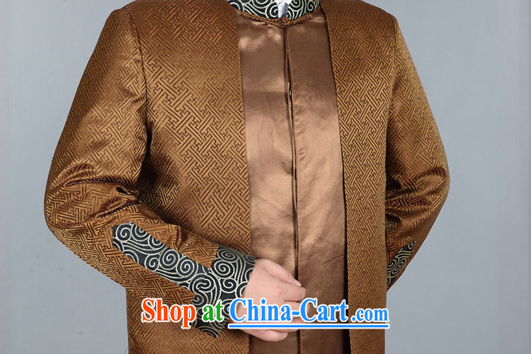 The chestnut mouse New Men's Chinese leader, long-sleeved T-shirt clothing China wind Tang with long-sleeved jacket purple XXXL pictures, price, brand platters! Elections are good character, the national distribution, so why buy now enjoy more preferential! Health
