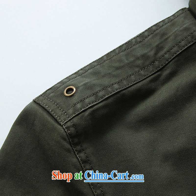 Washable multi-pocket, jacket cap men's windbreaker 1427 army green XXXL, Roma shields, and shopping on the Internet