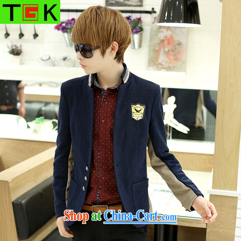 TGK New Men Generalissimo Leisure Suit youth small suit Male Korean beauty-spring jacket and smock gray XL, TGK, online shopping