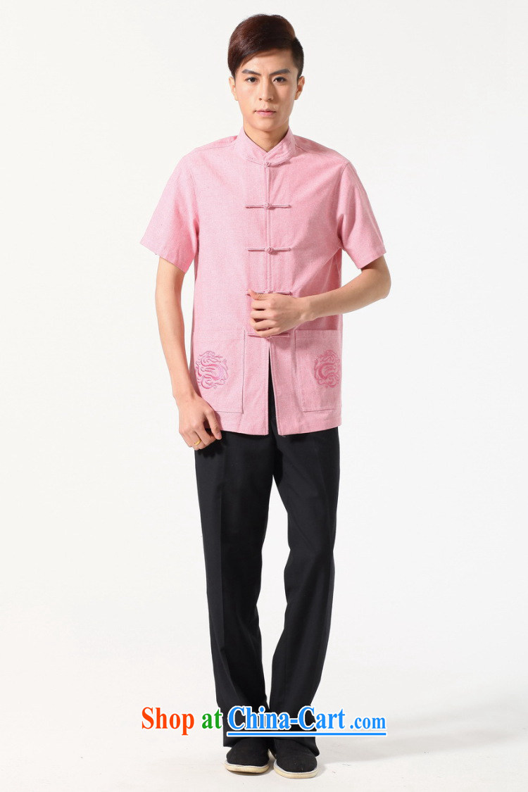 Dan smoke original male Chinese summer new Chinese clothing, cotton for the comfortable and relaxing, with short T-shirt picture color L pictures, price, brand platters! Elections are good character, the national distribution, so why buy now enjoy more preferential! Health