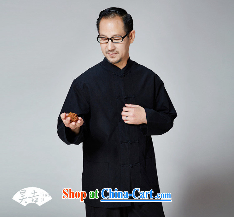 Hao, middle-aged and older men and new Chinese spring and summer cotton long-sleeved-tie, for Chinese China wind father Father is blue 180 pictures, price, brand platters! Elections are good character, the national distribution, so why buy now enjoy more preferential! Health