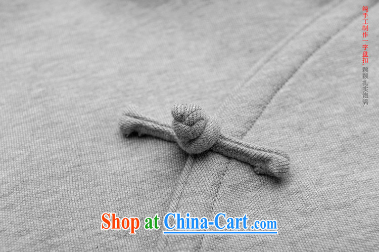 Fujing Qipai Tang China wind Air layer continued bondage trim the flap is withholding the service men improved Chinese Chinese jacket retro light gray XL pre-sale 7 Day Shipping pictures, price, brand platters! Elections are good character, the national distribution, so why buy now enjoy more preferential! Health