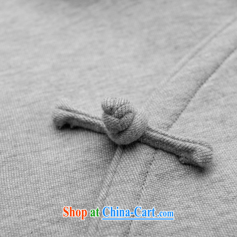 Fujing Qipai Tang China wind Air layer continued bondage trim the flap is withholding the service men improved Chinese Chinese jacket retro light gray XL pre-sale 7 Day Shipping, Fujing Qipai Tang (Design seventang), and, on-line shopping