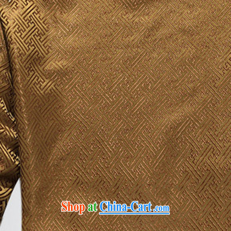 golden poppy mouse spring new Chinese wind load Tang Tang on ethnic wind jacket coat 2 color gold XXXL, the chestnut mouse (JINLISHU), online shopping