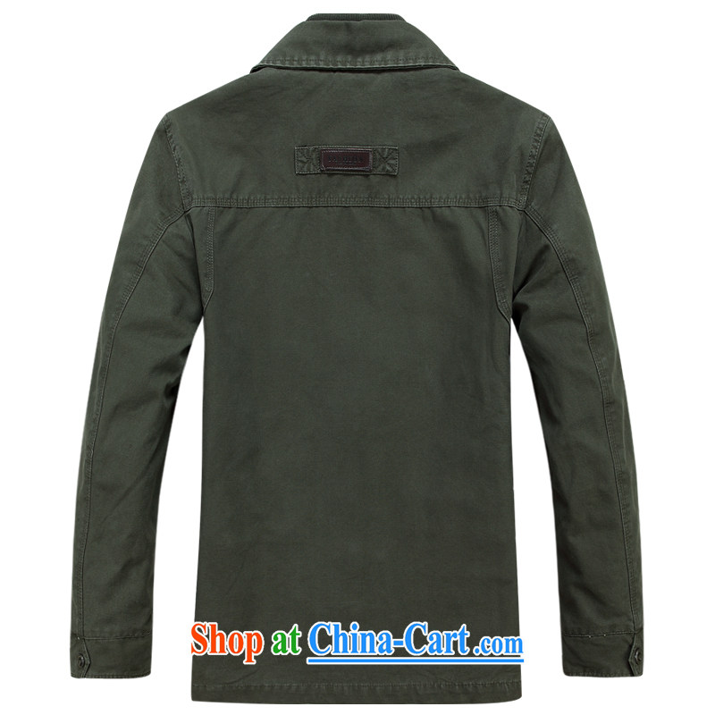 Spring men's new multi-pocket washable jackets, long, 6805 card the color 4 XL, Roma shields, and shopping on the Internet