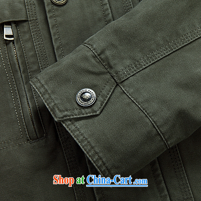 Spring men's new multi-pocket washable jackets, long, 6805 card the color 4 XL, Roma shields, and shopping on the Internet