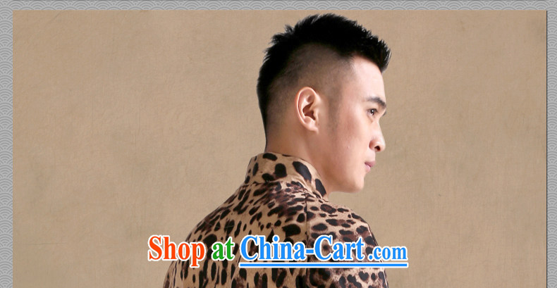 Only 3 Lisa China wind duickers head Chinese men and Chinese shirt cultivating Long-Sleeve Shirt dress, leopard, XXL) pictures, price, brand platters! Elections are good character, the national distribution, so why buy now enjoy more preferential! Health
