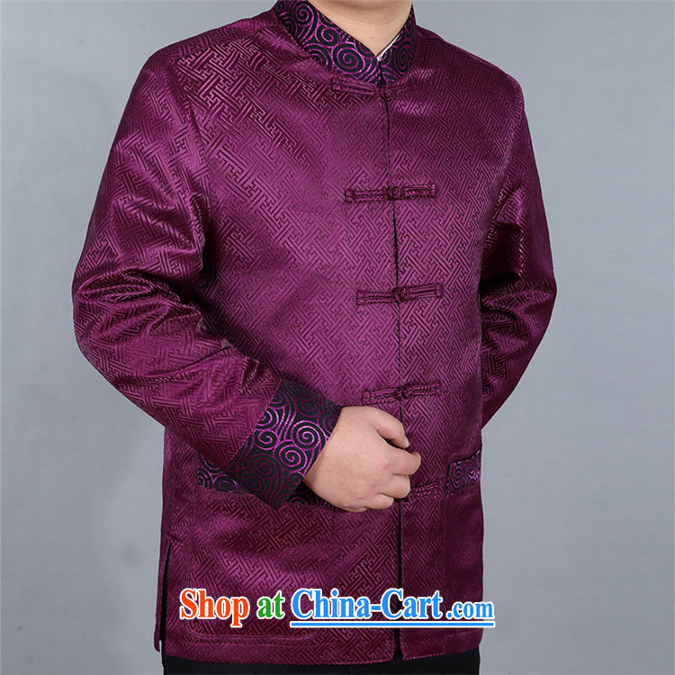 The Carolina boys spring 2015 men's Tang with long-sleeved middle-aged and older persons and father jacket purple XXXL pictures, price, brand platters! Elections are good character, the national distribution, so why buy now enjoy more preferential! Health