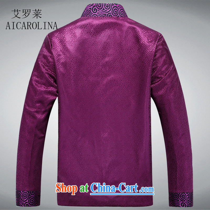 The Luo, new spring, the Chinese leader, Tang jackets father grandfather jackets purple XXXL, AIDS, Tony Blair (AICAROLINA), online shopping