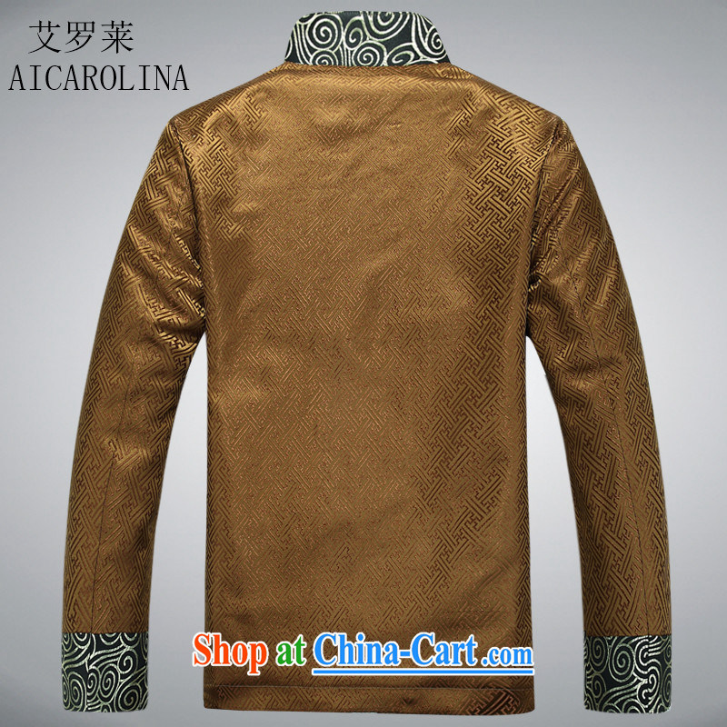 The Spring and Autumn Period, men with older people in men's Chinese men's jacket gold XXXL, the Carolina boys (AICAROLINA), online shopping