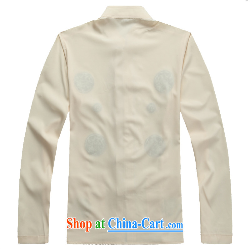 2015 spring and summer new, older men's thin long-sleeved Tang replace Kit home kit Tai Chi clothing China wind men's long-sleeved Chinese father red XXXL/190, and mobile phone line (gesaxing), and, on-line shopping