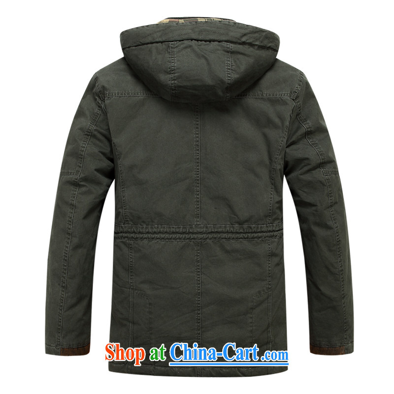 Jeep shield cotton comfortable jacket, and the lint-free cloth thick smock washable quilted coat jacket 6819 khaki-colored 4 XL, Roma shields, shopping on the Internet