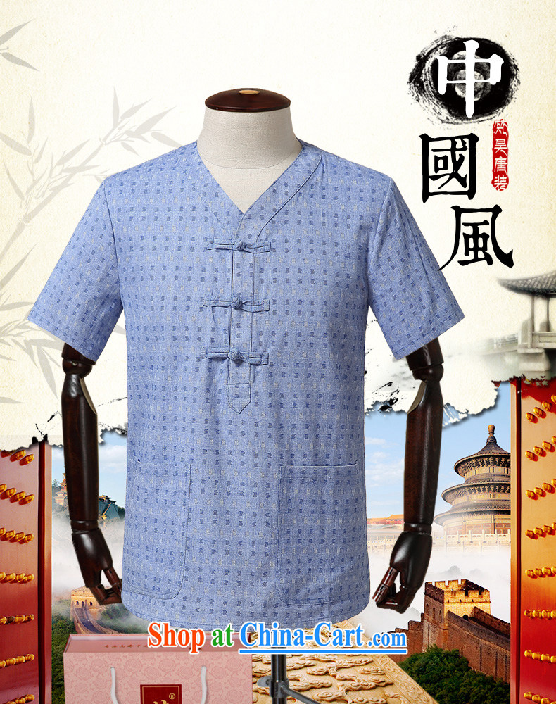 Van Gogh's annual men's new Chinese elderly in linen short-sleeve T-shirt DM 561 red 2 XL pictures, price, brand platters! Elections are good character, the national distribution, so why buy now enjoy more preferential! Health