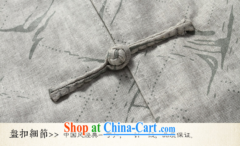 Van Gogh's new Chinese men, older, cotton for the leisure short-sleeved DM 555 dark gray 4 XL pictures, price, brand platters! Elections are good character, the national distribution, so why buy now enjoy more preferential! Health