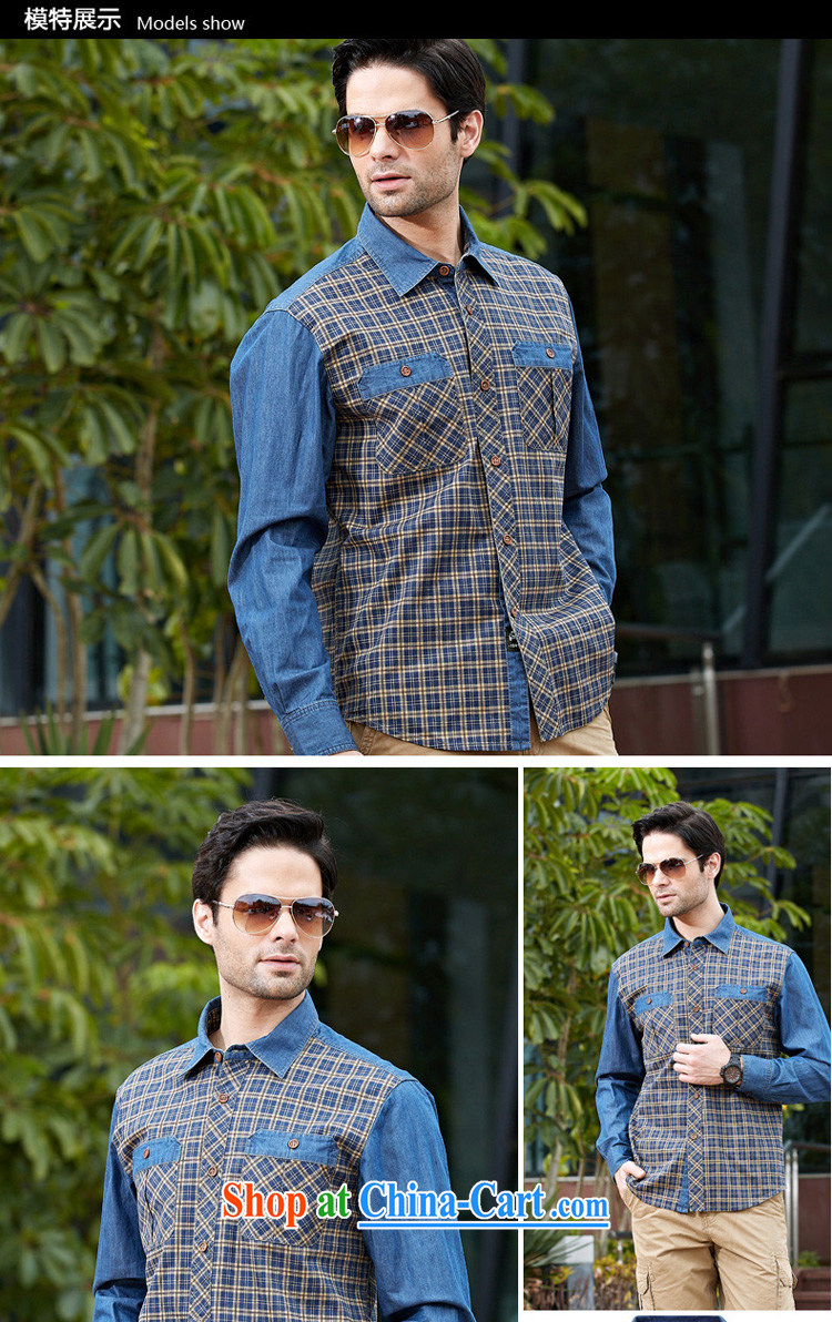 Jeep shield spring 2015 frock shirt stitching men's washable smock cotton checkered shirt 9202 Green Grid L pictures, price, brand platters! Elections are good character, the national distribution, so why buy now enjoy more preferential! Health