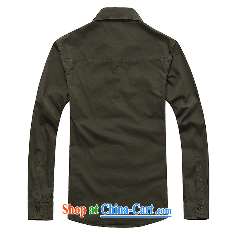 Jeep shield spring new cotton washable smock cotton long-sleeved T-shirt and 9966 card the color 4 XL, jeep shield (NIAN JEEP), shopping on the Internet