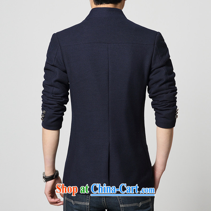 Old Mr Rafael Hui Carter 2015 new spring loaded male Korean beauty, for single-buckle jacket stylish men and smock jacket blue XXXL, Mr Rafael Hui Carter (GUSSKATER), online shopping
