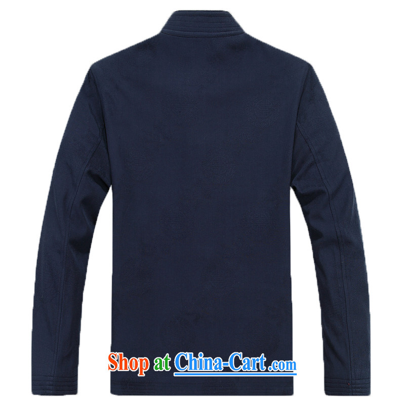New Spring and Autumn and men tang on long-sleeved T-shirt, elderly Chinese men and the charge-back older persons pure cotton Tang jackets men's F 8801, the deep-red XXXL/190, and mobile phone line (gesaxing), on-line shopping