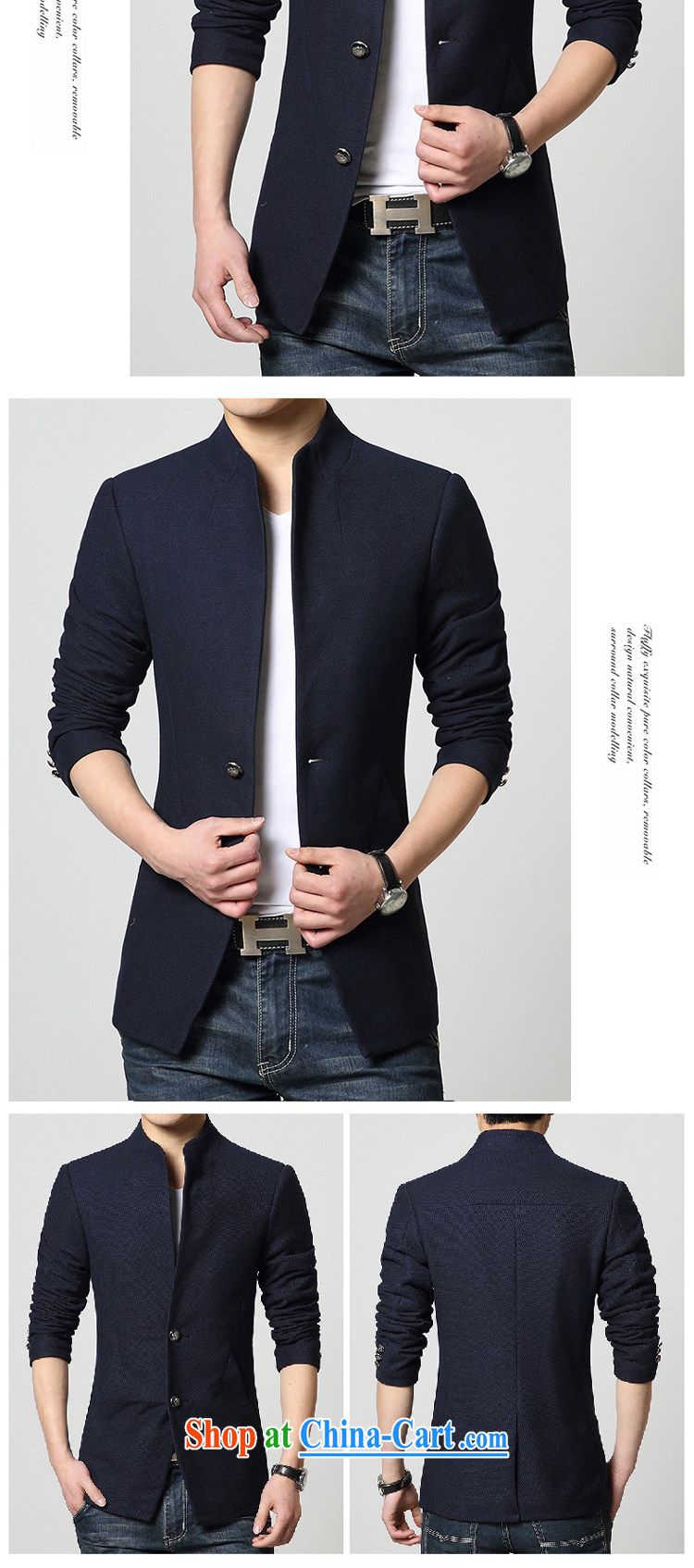 Bai shi di 2015 spring new, long, men's jackets jacket spring loaded Korean beauty and spring loaded blue XXXXL pictures, price, brand platters! Elections are good character, the national distribution, so why buy now enjoy more preferential! Health