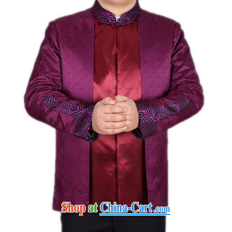 New Middle-aged and older Chinese men's jacket T-shirt spring, men's long-sleeved APEC Chinese ethnic Han-service performances and Ho Kim XXXL/190, and mobile phone line (gesaxing), and, on-line shopping