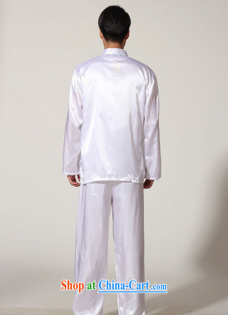 In accordance with fuser New Men's antique Ethnic Wind, for single-snap shirt + casual pants Tang package with the service LGD/M #0010 white 2XL pictures, price, brand platters! Elections are good character, the national distribution, so why buy now enjoy more preferential! Health