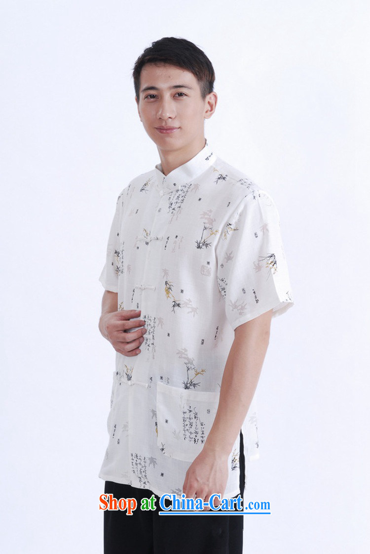 According to fuser summer new male Chinese Ethnic Wind Chinese short-sleeved, for single-tie suit father replace Tang with short-sleeve T-shirt LGD/M 0004 #3 XL pictures, price, brand platters! Elections are good character, the national distribution, so why buy now enjoy more preferential! Health