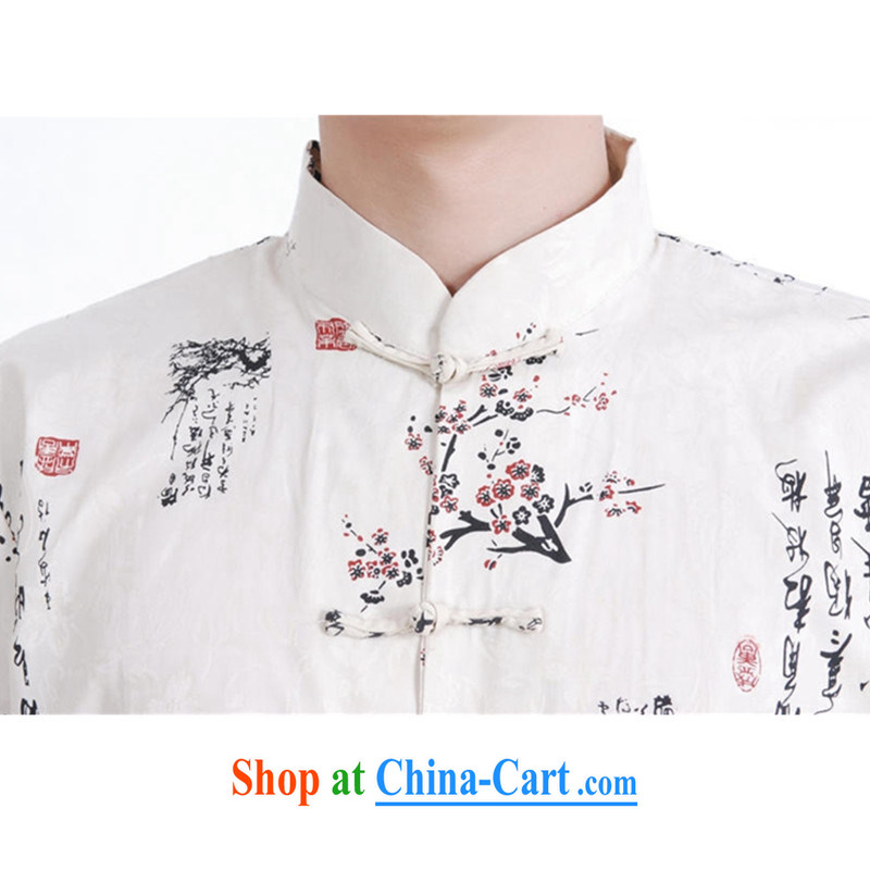 According to fuser summer new male Chinese qipao, who has been ill-equipped Classic tray snap Dad loaded Tang with short-sleeve T-shirt LGD/M 0021 #3 XL, fuser, and shopping on the Internet