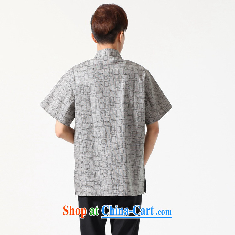 In accordance with fuser summer new male Chinese Ethnic Wind improved Chinese qipao classical-tie father with Chinese short-sleeved T-shirt LGD/M 0054 #beige 3XL pictures, price, brand platters! Elections are good character, the national distribution, so why buy now enjoy more preferential! Health