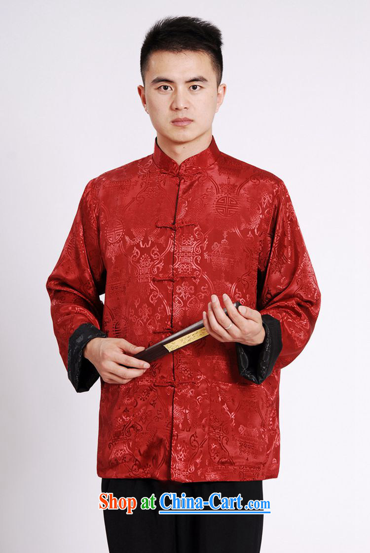 According to fuser spring new male daily improved Chinese qipao, leading to a two-sided through his father loaded Tang with long-sleeved T-shirt LGD/M 1045 #3 XL pictures, price, brand platters! Elections are good character, the national distribution, so why buy now enjoy more preferential! Health