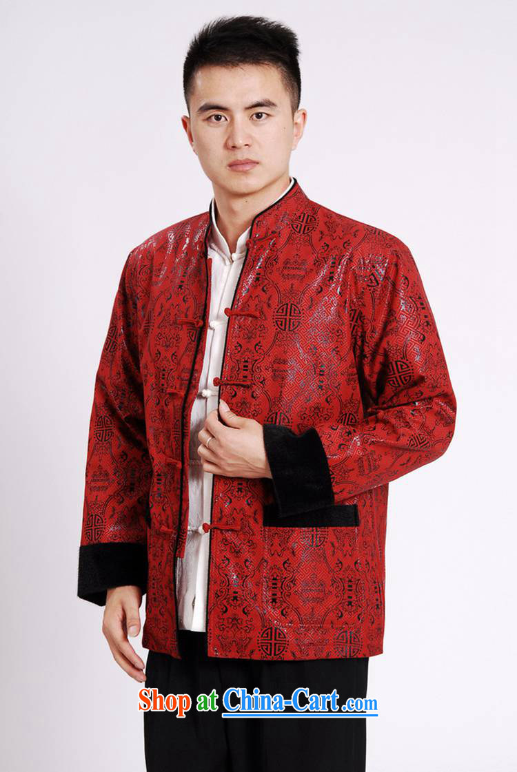 According to fuser spring new, older men's daily improved Tang replacing the collar retro-buckle stitching father with long-sleeved Tang replace LGD/M #0040 figure XXXL pictures, price, brand platters! Elections are good character, the national distribution, so why buy now enjoy more preferential! Health