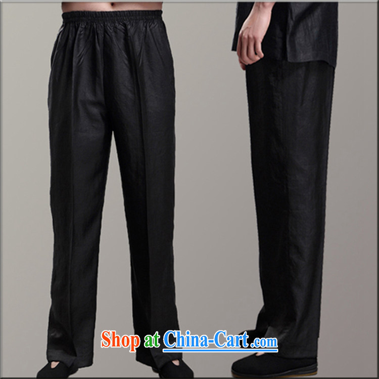 Ying Shi, 15/New sauna silk and silk trousers men's casual men's trousers fragrant cloud yarn trousers, trouser press Black M pictures, price, brand platters! Elections are good character, the national distribution, so why buy now enjoy more preferential! Health