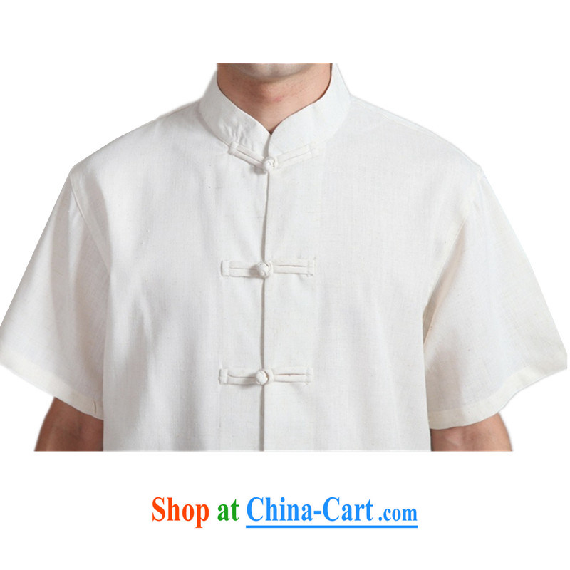 According to fuser summer stylish new men's Chinese shirt + pants solid-colored short-sleeved Chinese package WNS/0820 # 4 #3 XL, fuser, and shopping on the Internet