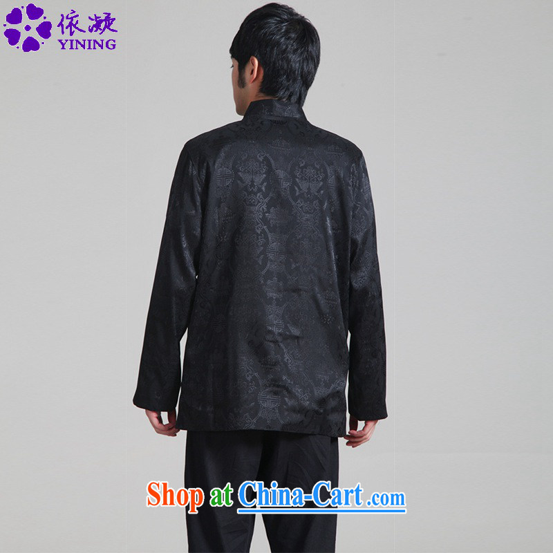 According to fuser new male Ethnic Wind improved Chinese qipao, led to the opening of the flowers's Tang jackets costumes WNS/0937 # 4 #3 XL, fuser, and Internet shopping