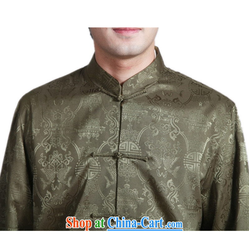 According to fuser new male Ethnic Wind improved Chinese qipao, led to the opening of the flowers's Tang jackets costumes WNS/0937 # 4 #3 XL, fuser, and Internet shopping